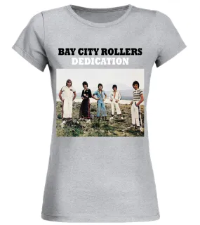 100GLR-030. Bay City Rollers - Dedication (1976) GR Camiseta cuello redondo Mujer