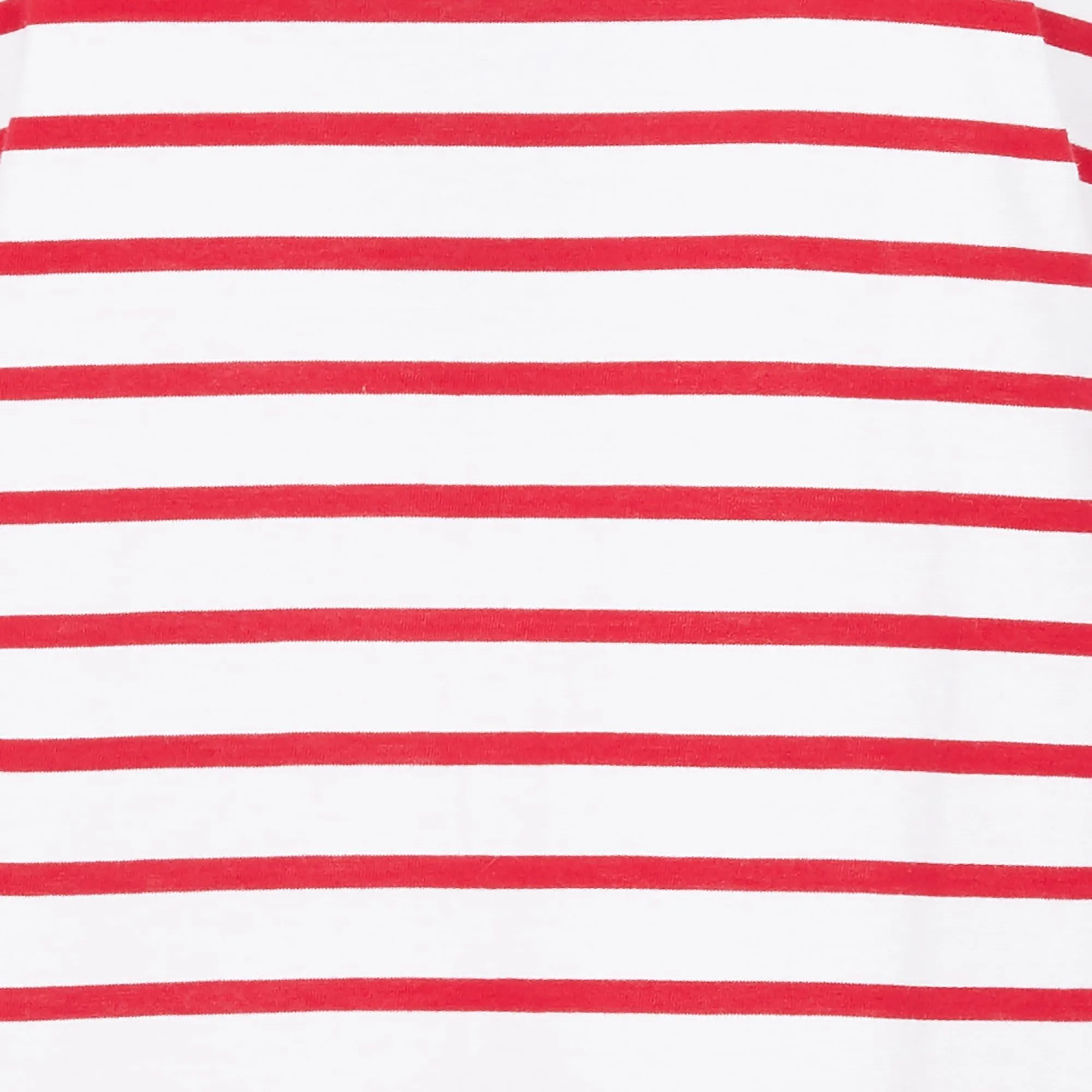 ARMOR LUX Marinera de punto ligero con cuello redondo en blanco