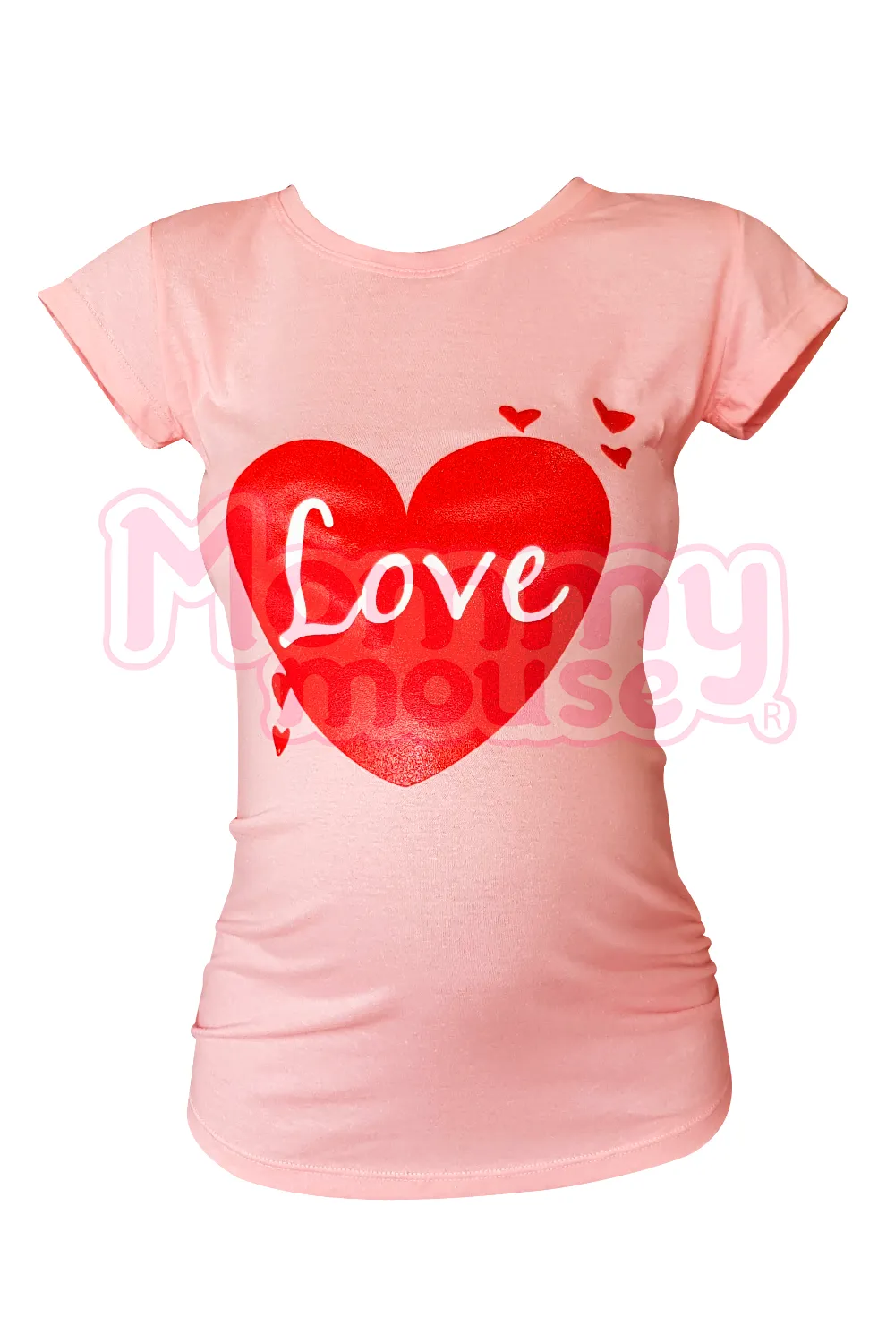 Blusa Maternidad Básica Manga corta. Corazón Love