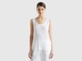 Camiseta de tirantes de lino puro