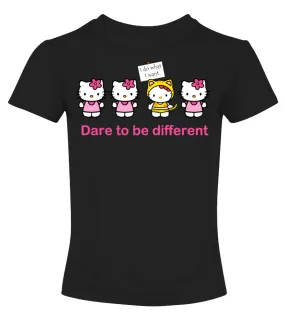Dare to be different Camiseta cuello redondo Mujer