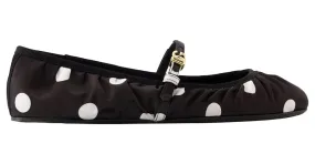Dolce & Gabbana Bailarinas - Dolce&Gabbana - Algodón - Negro/Blanco 