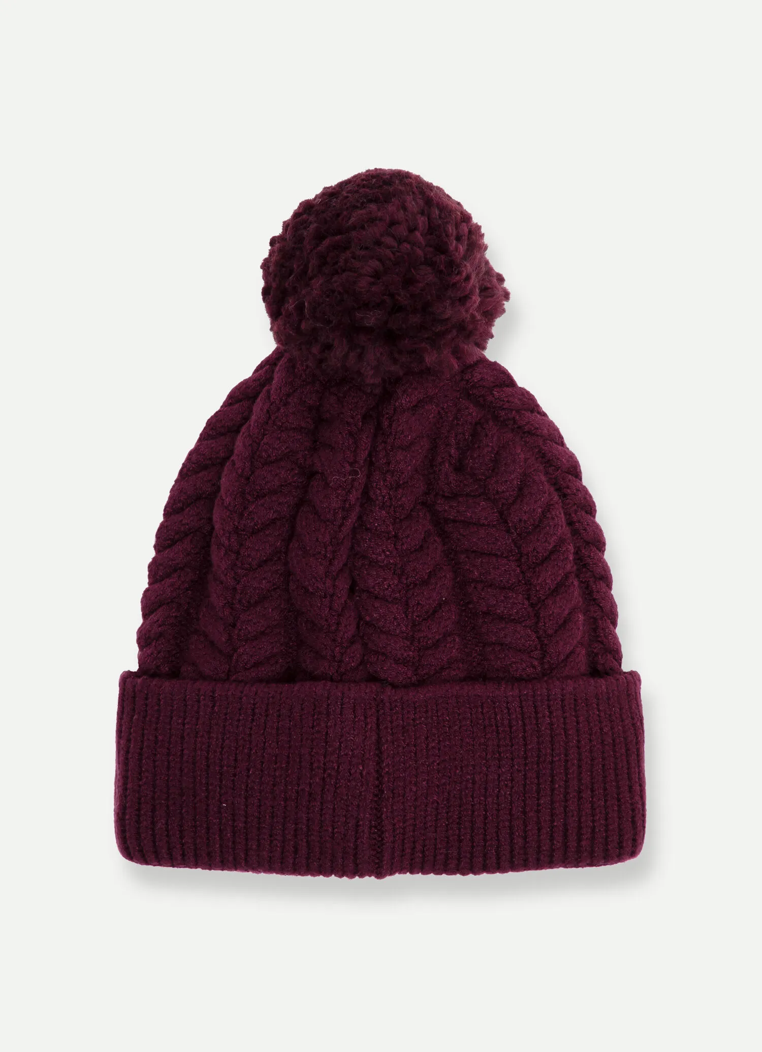 Gorro mezcla viscosa con pompón