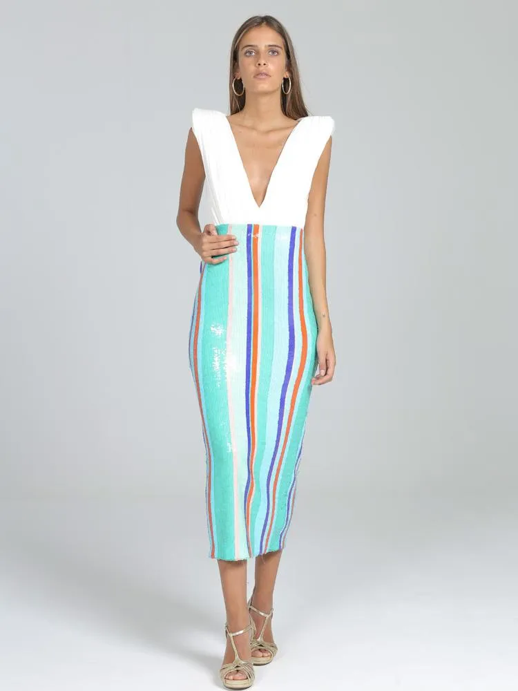 HATRIA FALDA LAPIZ COLOUR NUDE