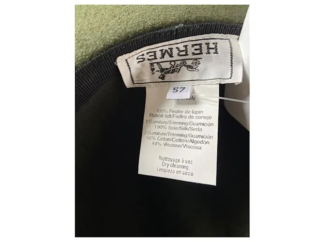 Hermès Gorro NUCCIA Verde 