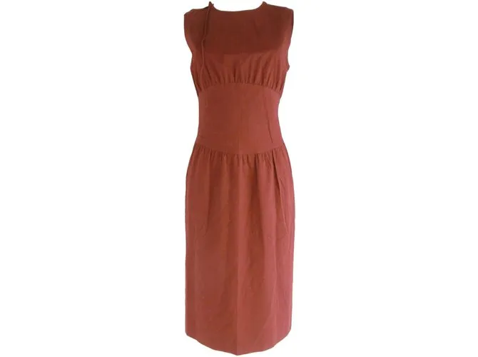 Junko Shimada Vestido Castaño Castaña Chocolate 