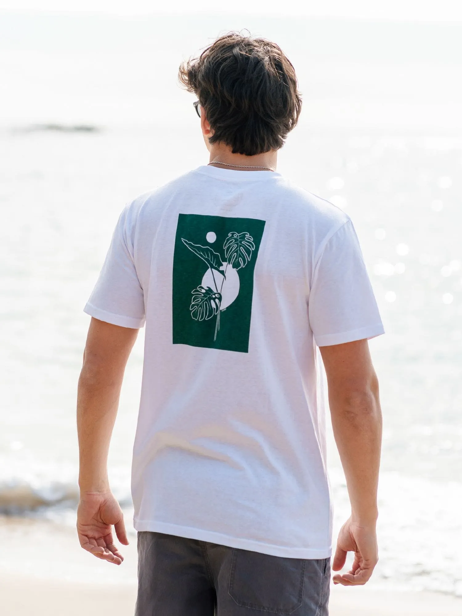 KIVUL Polera Kivul Plantas Reciclada Hombre Bone