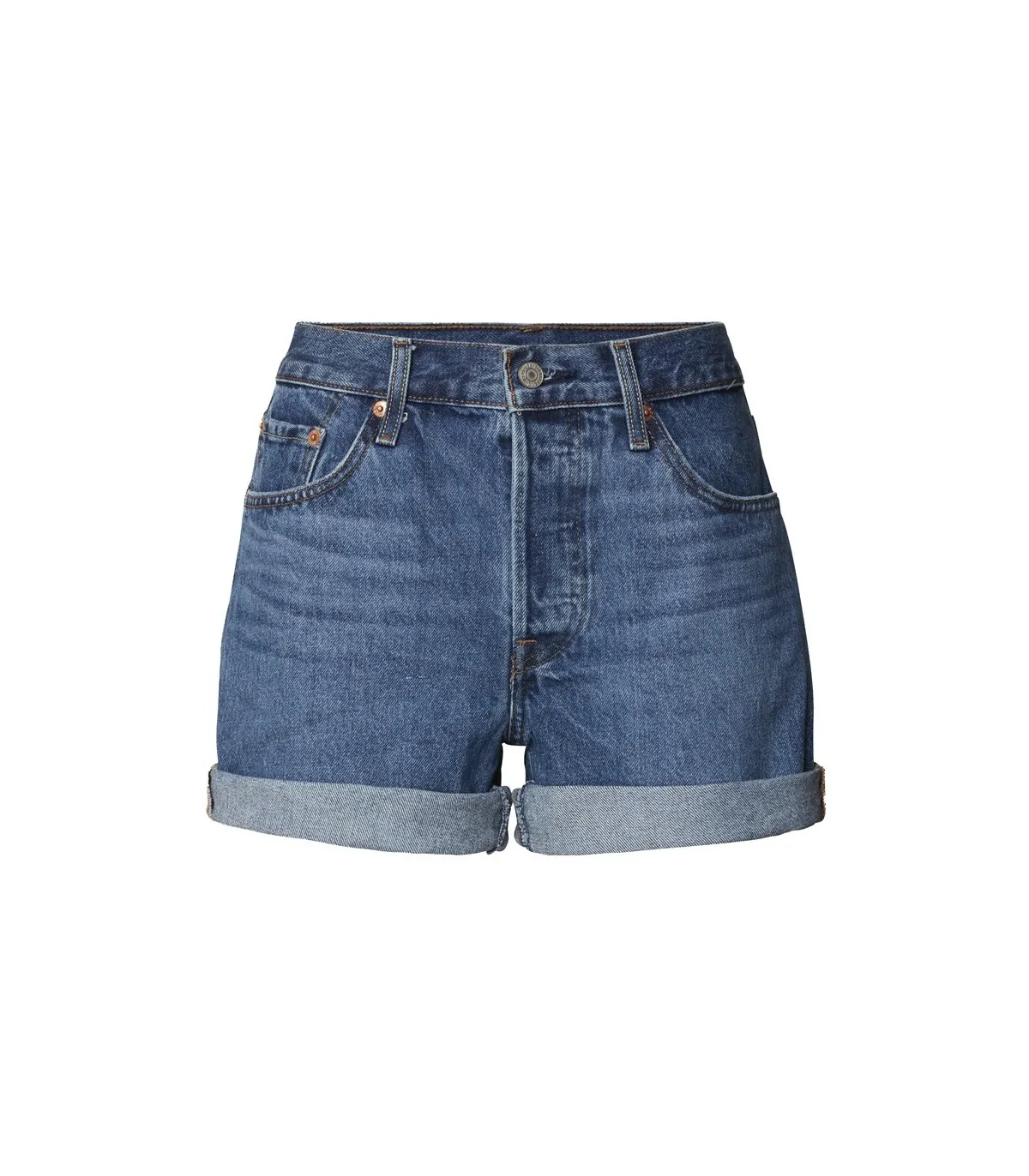 Levi's Rolled Short Orinda Mujer Azul