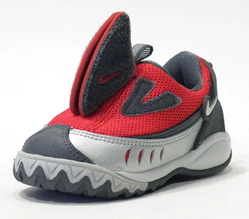 Little Nike Sharkfin Td (rojo/gris)