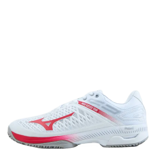 Mizuno Wave Exceed Tour 4 Cc W White / Rose Red / Nimbus Clou