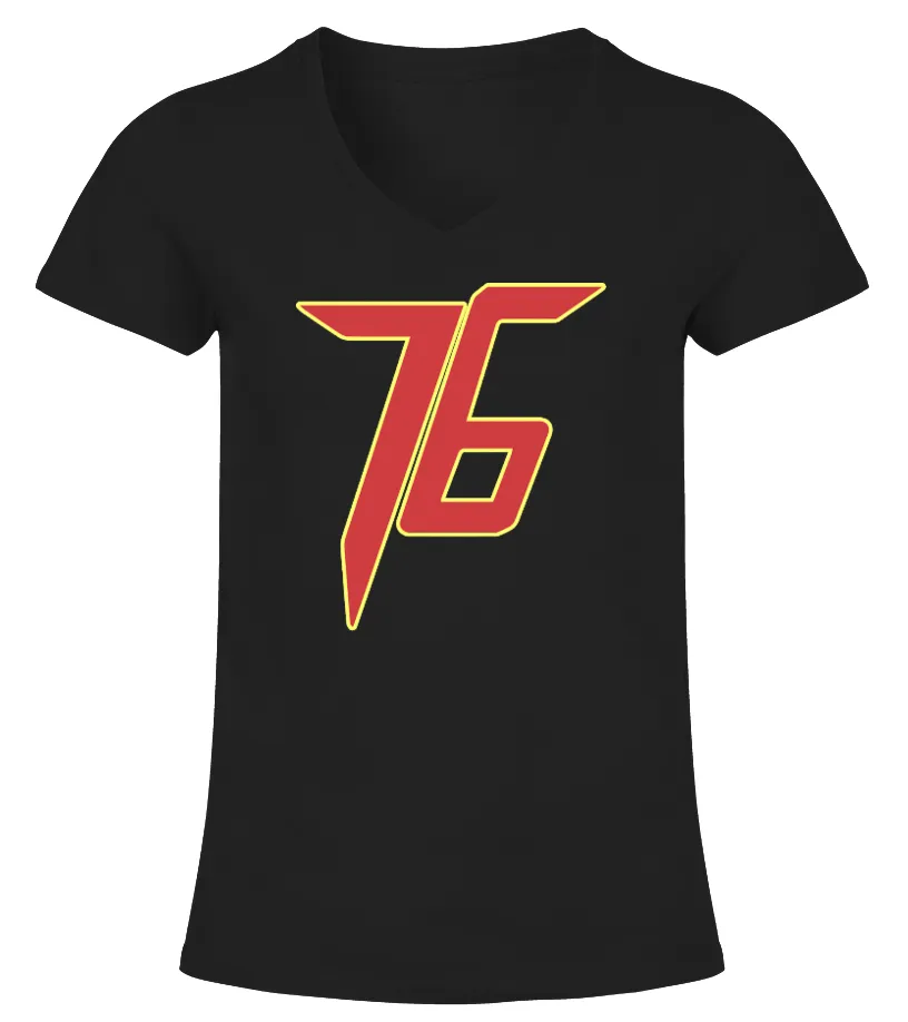 Overwatch Soldier 76 T-Shirt Camiseta cuello pico Mujer