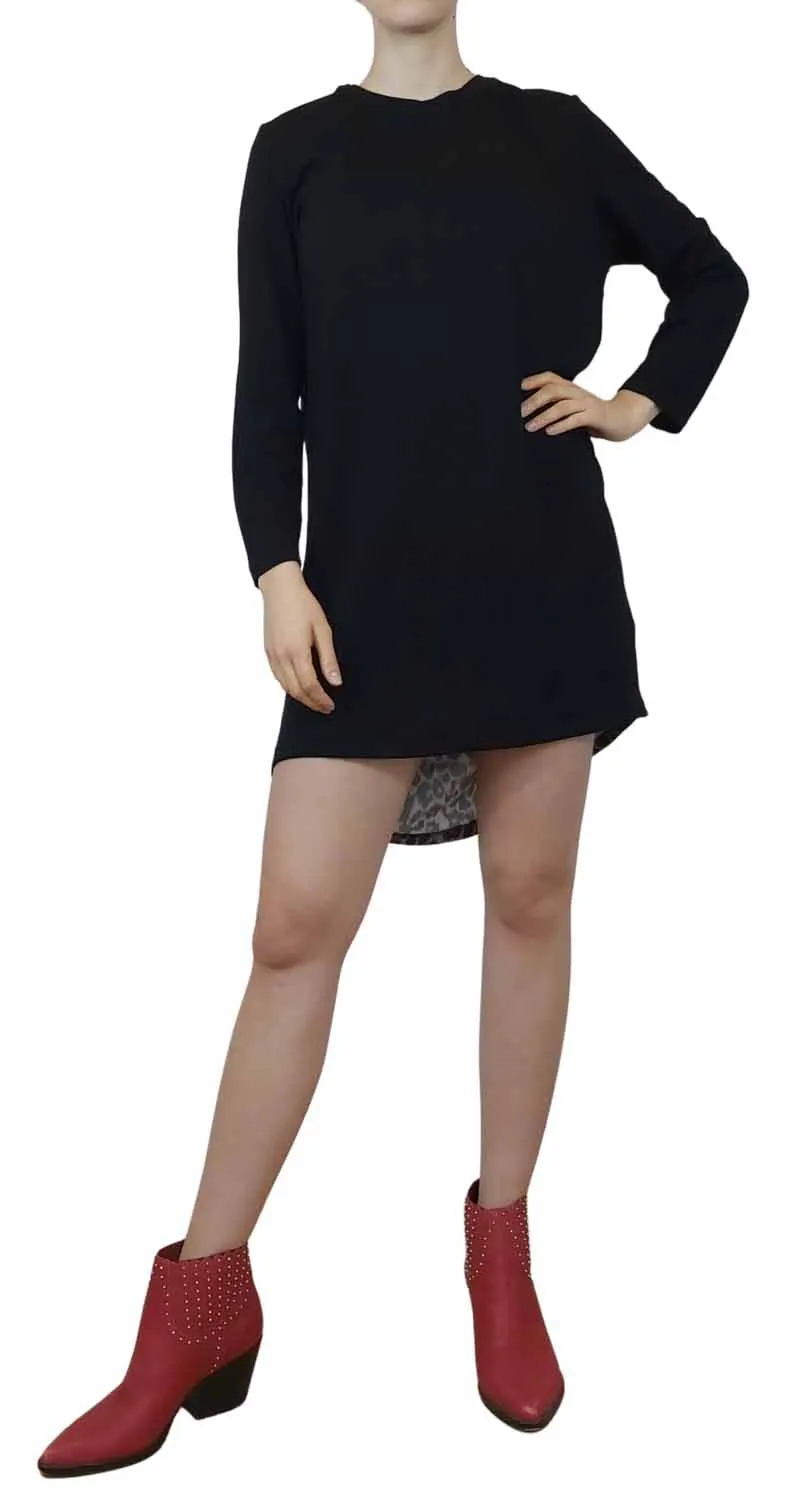 RAPSODIA Vestido Mini Espalda Animal Print