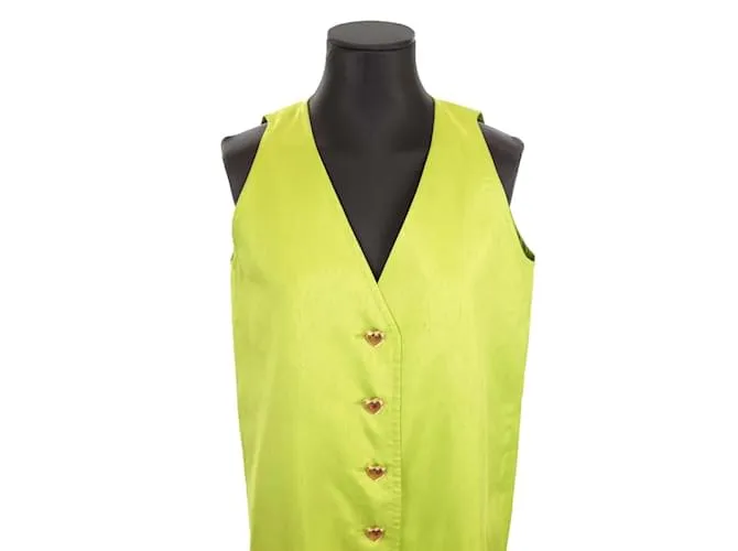 Saint Laurent vestido verde 