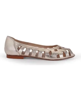 Sandalias MENINA STEP  de Mujer WOMENS BAKIO BALLET FLAT SANDALS  CHAMPAGNE
