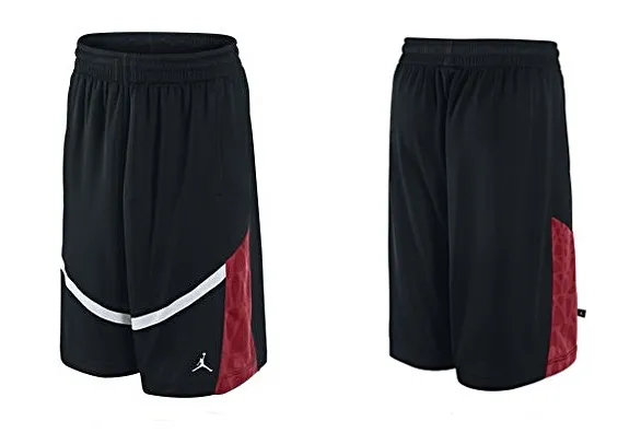 Short Jordan Flighten Up (010/negro/rojo/blanco)