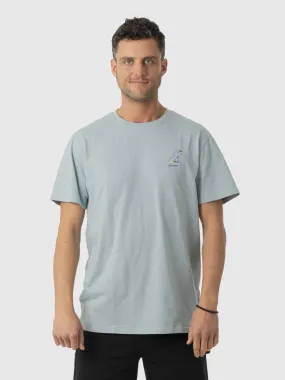 STOKED Polera Stoked Game Reciclada Hombre Sky