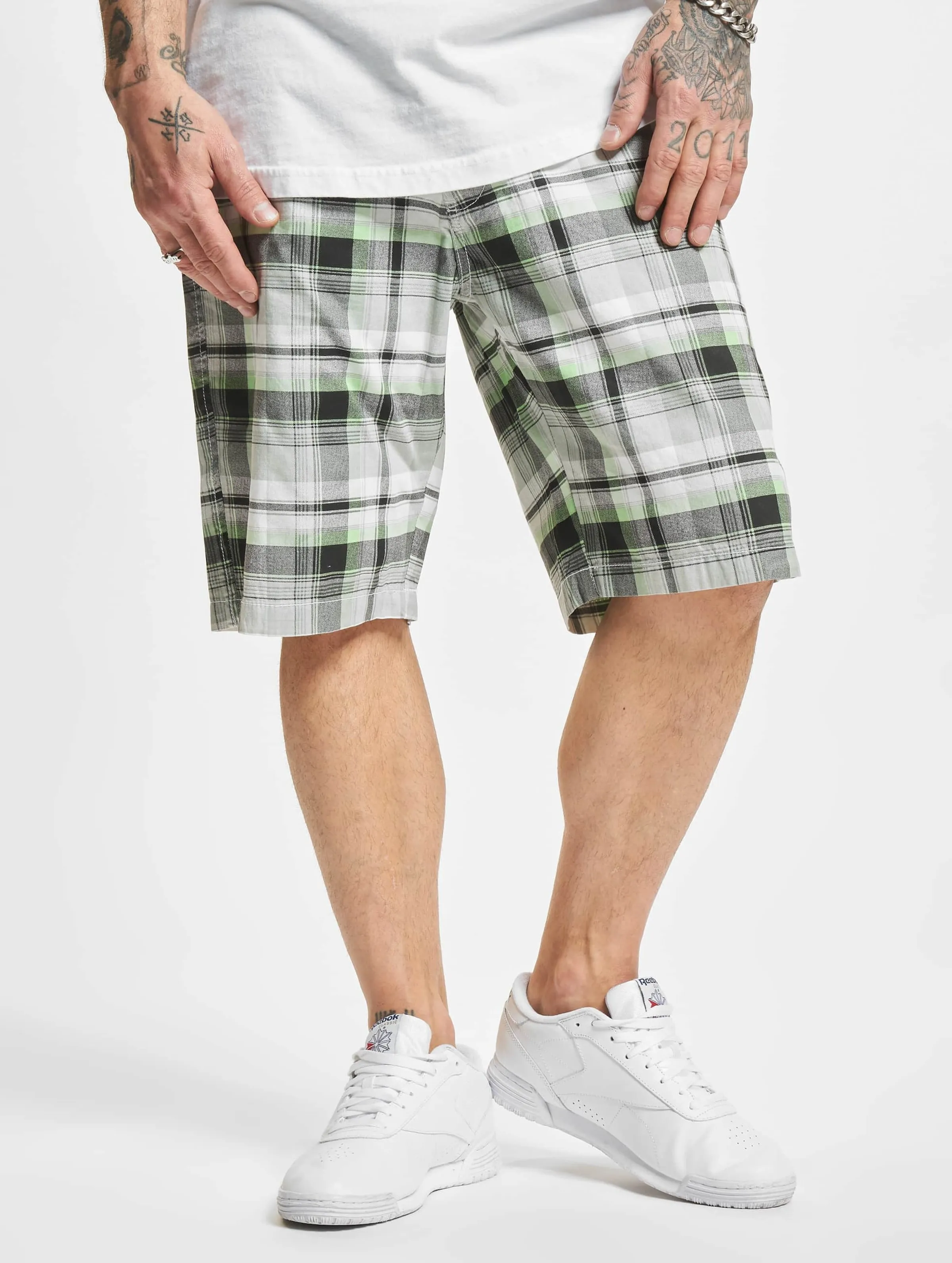 Urban Classics Big Checked Shorts